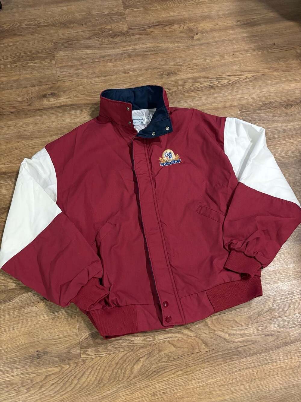 Vintage Dunbrooke Colt 45 Premium Beer Bomber Jacket